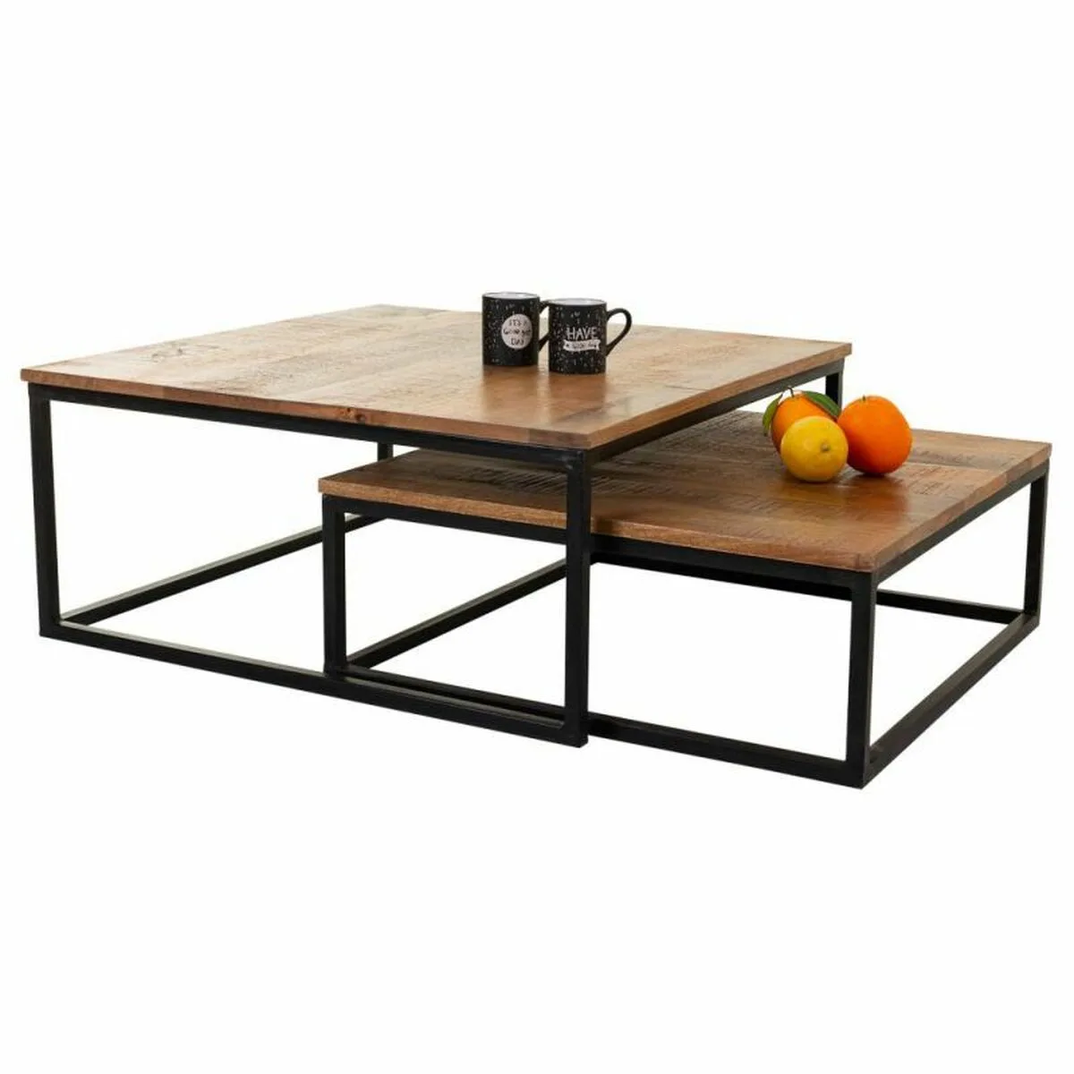 Jeu de 2 tables alexandra house living naturel fer bois de manguier 75 x 34 x 75 cm d163039642. Diaytar, c'est le point de départ de toutes vos histoires. Quel produit allez-vous choisir pour écrire la suite ?