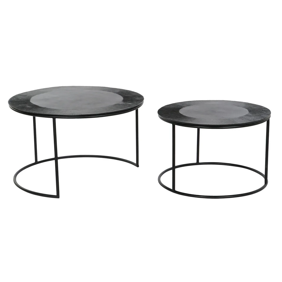 Jeu de 2 tables dkd home decor noir metal aluminium 76 x 76 x 44 cm s305266689. Soyez à la pointe de la tendance et de la technologie avec Diaytar, votre partenaire pour un shopping généraliste avisé