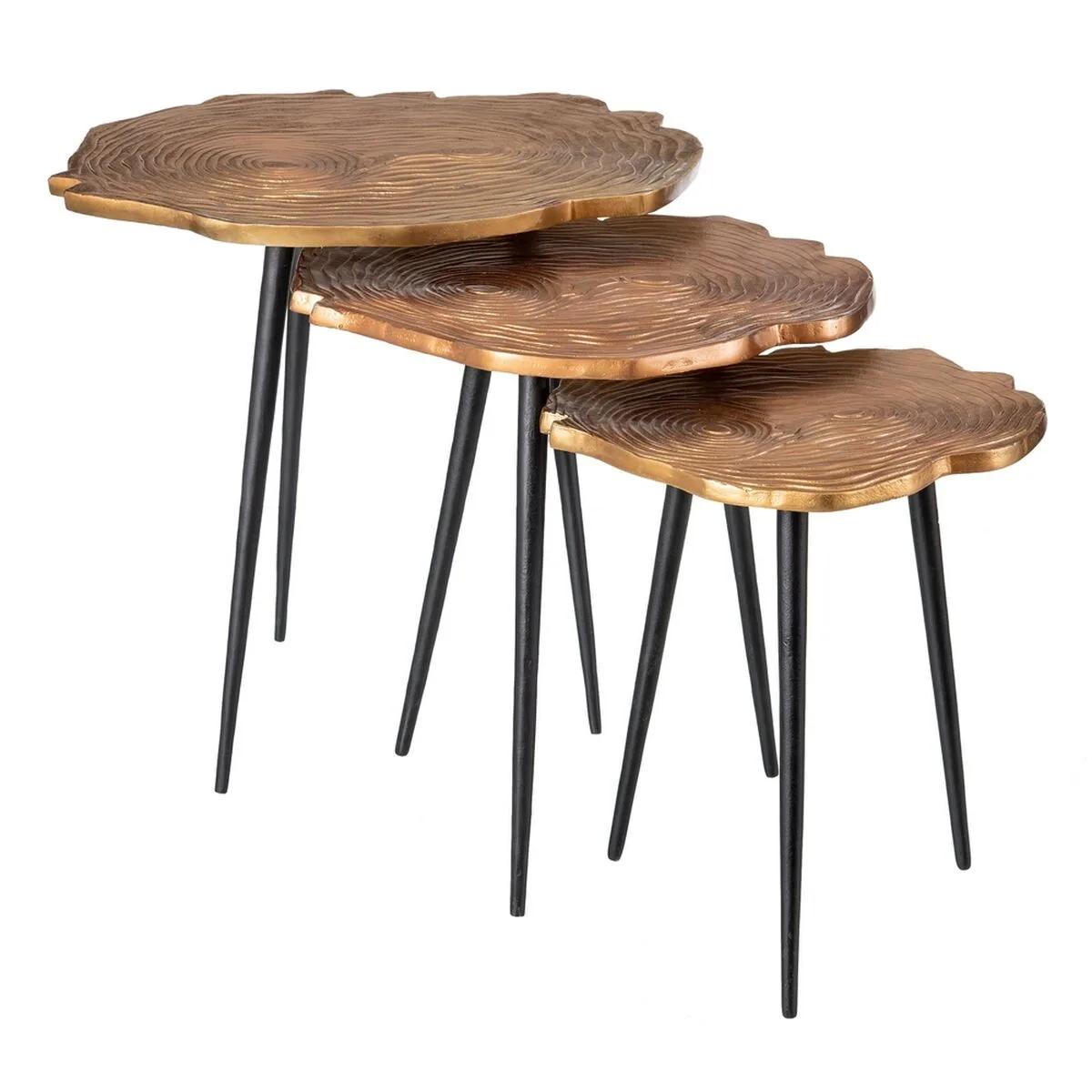 Jeu de 3 tables noir cuivre 60 x 60 x 56 cm 3 unites s880739737. Bienvenue chez Diaytar, où nous croyons que le meilleur produit est celui qui vous trouve, et non l'inverse.
