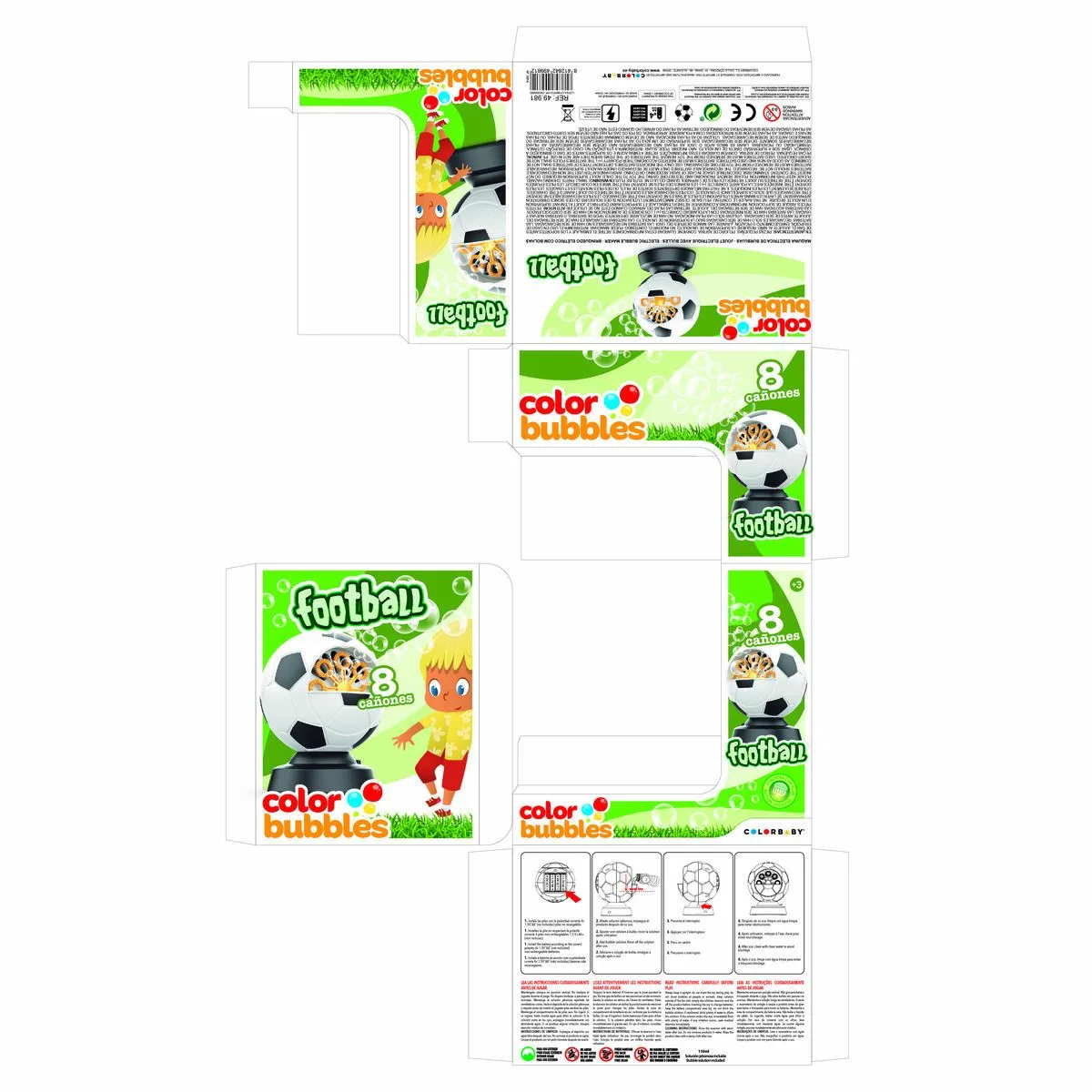 Jeu de bulles de savon colorbaby 11 5 x 15 x 11 5 cm 6 unites s890280210. Diaytar puise sa force dans sa capacité à sans cesse renouveler son offre avec des produits généraux frais et inattendus