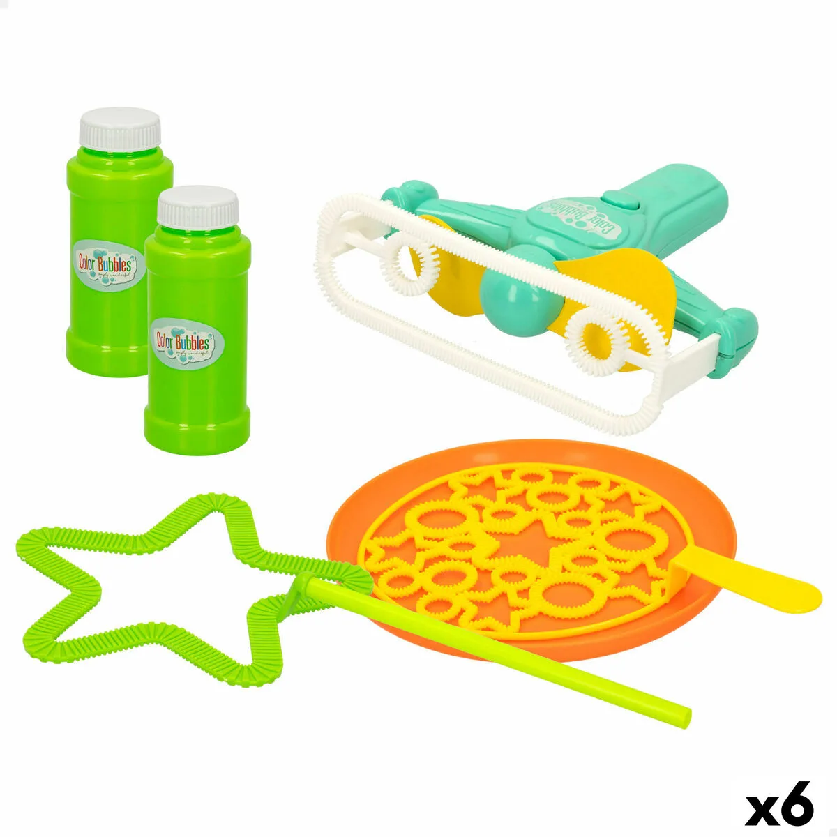 Jeu de bulles de savon colorbaby 15 x 16 x 5 cm 6 unites s890280149. La mode selon Diaytar : audacieuse, accessible et toujours dans l'air du temps.