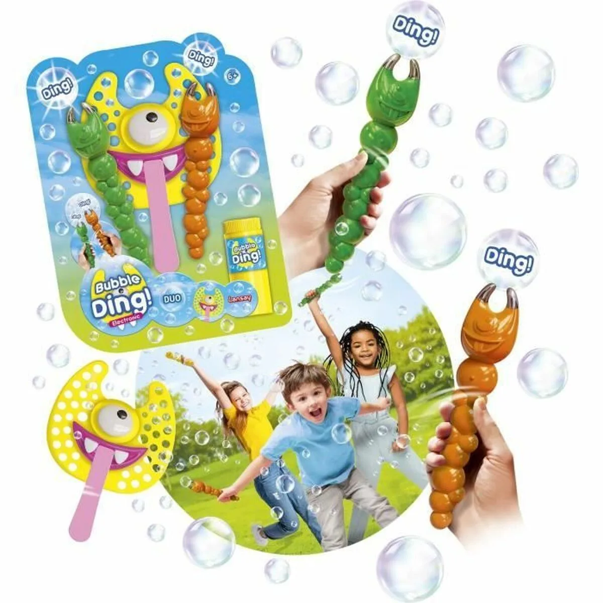 Jeu de bulles de savon lansay bubble ding duo electronic s7100365064. Diaytar décomplexe le shopping en ligne : trouvez tout ce dont vous avez besoin et tout ce dont vous rêvez, au même endroit