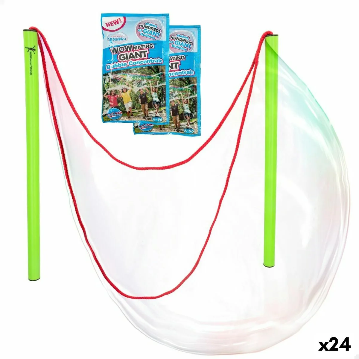 Jeu de bulles de savon wowmazing 41 cm 24 unites s890222028. Innovation, style et qualité : les trois piliers de l'expérience Diaytar.