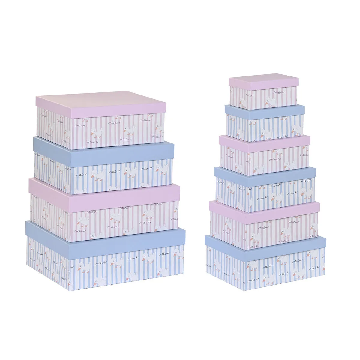 Jeu de caisses de rangement empilables dkd home decor bleu rose carton 43 5 x 33 5 x 15 5 cm s304284037. Diaytar, c'est la preuve que le génie réside dans les détails. Chaque produit a été scruté, pesé, et approuvé.