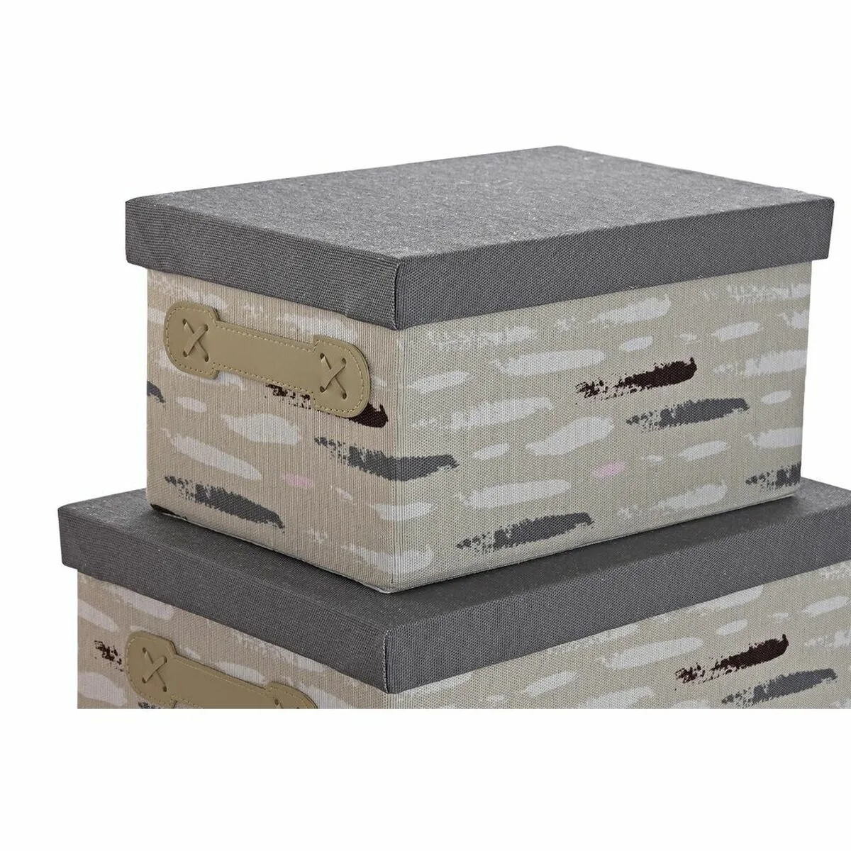 Jeu de caisses de rangement empilables dkd home decor marron gris orange 40 x 30 x 20 cm s302902760. Tendance, confort et qualité : la trilogie gagnante de Diaytar Mode.