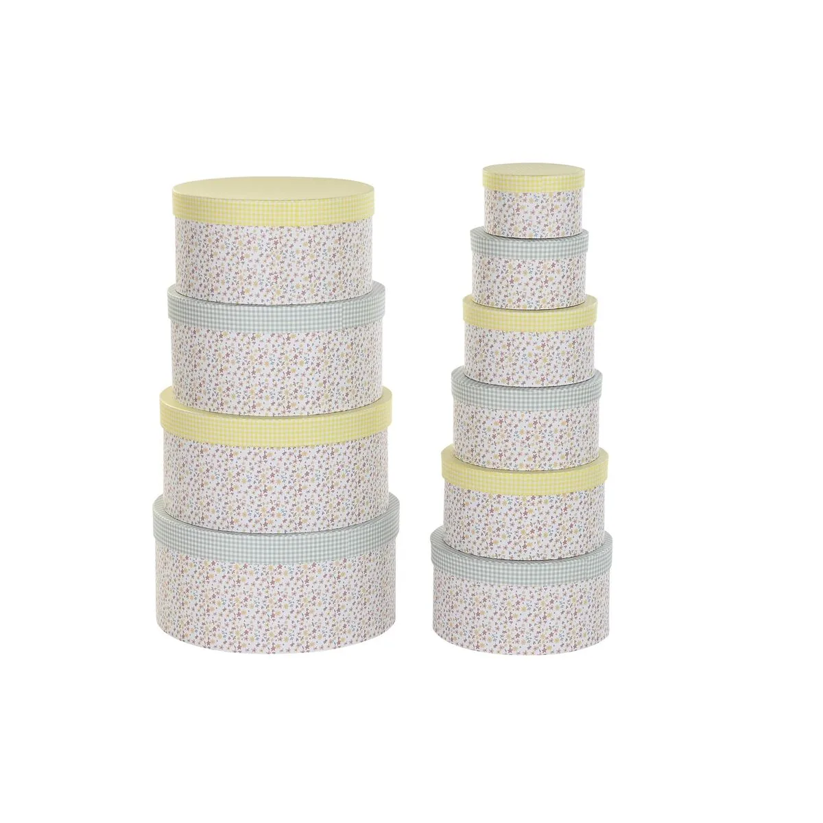 Jeu de caisses de rangement empilables dkd home decor vert jaune multicouleur carton 37 5 x 37 5 x 18 cm s302796962. L'excellence à portée de clic avec la boutique en ligne Diaytar.