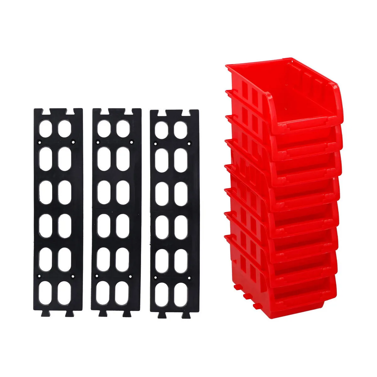 Jeu de caisses de rangement empilables kinzo rouge 12 x 10 cm polypropylene 8 unites s790331777. Re-découvrez le plaisir de shopper en ligne avec Diaytar et sa multitude de produits triés sur le volet pour vous