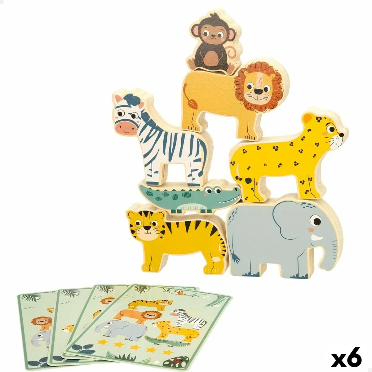 Jeu de construction figurines woomax animaux 16 pieces 7 x 7 x 1 5 cm 6 unites s890312933. Diaytar Fashion : Soyez à la pointe de la mode avec nos collections exclusives.