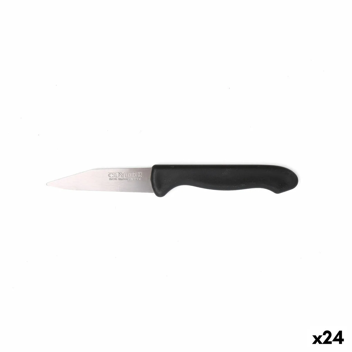 Jeu de couteaux d eplucheur cuyfor noir argente acier inoxydable 7 5 cm 6 pieces 24 unites s223762633. Notre raison d'être : vous faire économiser le plus précieux des resources : votre temps. Bienvenue sur Diaytar, les produits triés sur le volet.