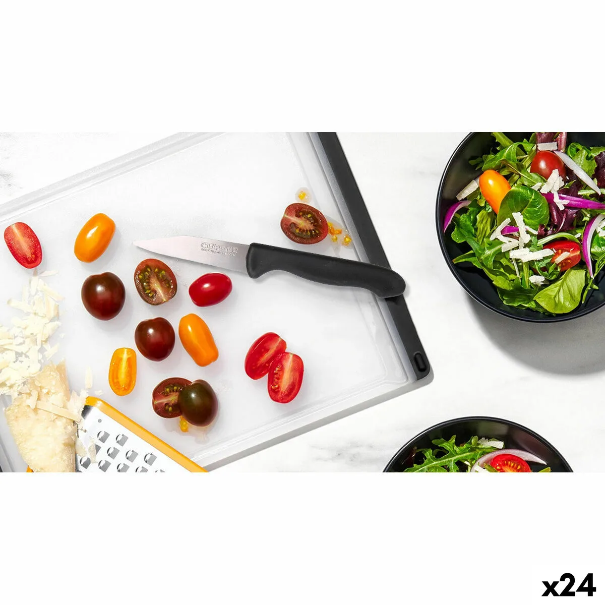 Jeu de couteaux d eplucheur cuyfor noir argente acier inoxydable 7 5 cm 6 pieces 24 unites s223762666. Diaytar, c'est votre conseiller shopping personnel, toujours à l'affût des pépites qui correspondent à votre style de vie.