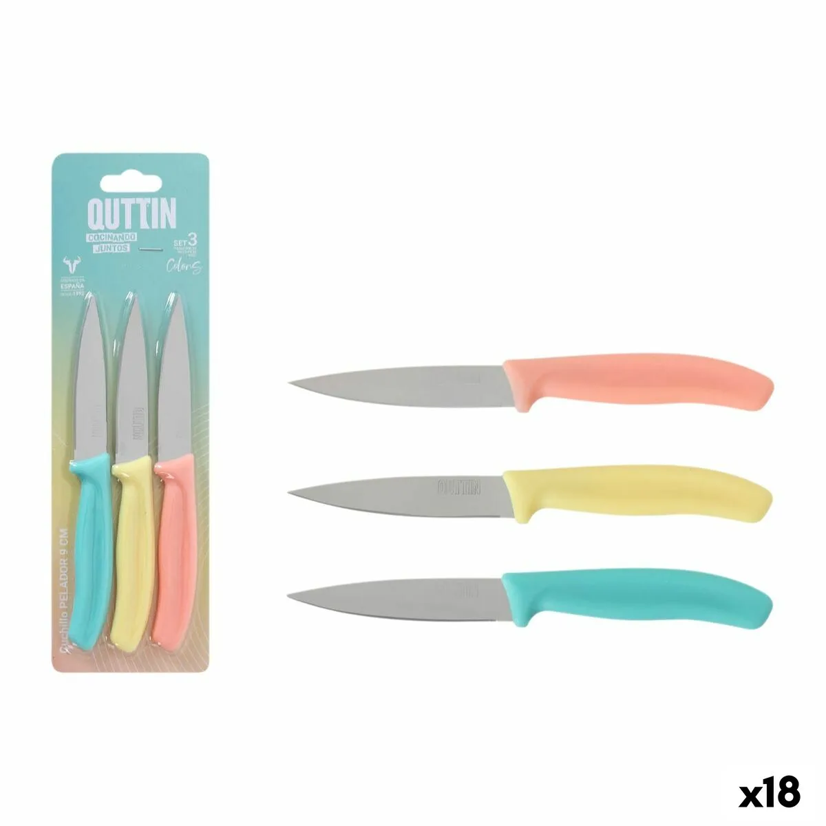 Jeu de couteaux d eplucheur quttin basic multicouleur acier inoxydable 9 cm 3 pieces 18 unites s223597373. Bienvenue dans la famille Diaytar. Ici, on ne parle pas de clients, mais de co-créateurs d'un quotidien meilleur.