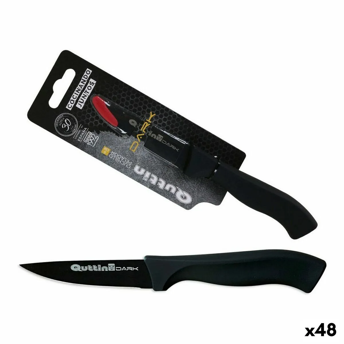 Jeu de couteaux d eplucheur quttin dark 19 x 2 x 2 cm 1 mm 48 unites s222666154. Diaytar opère une veille constante pour vous offrir l'élite des produits généraux, électroniques et maison.