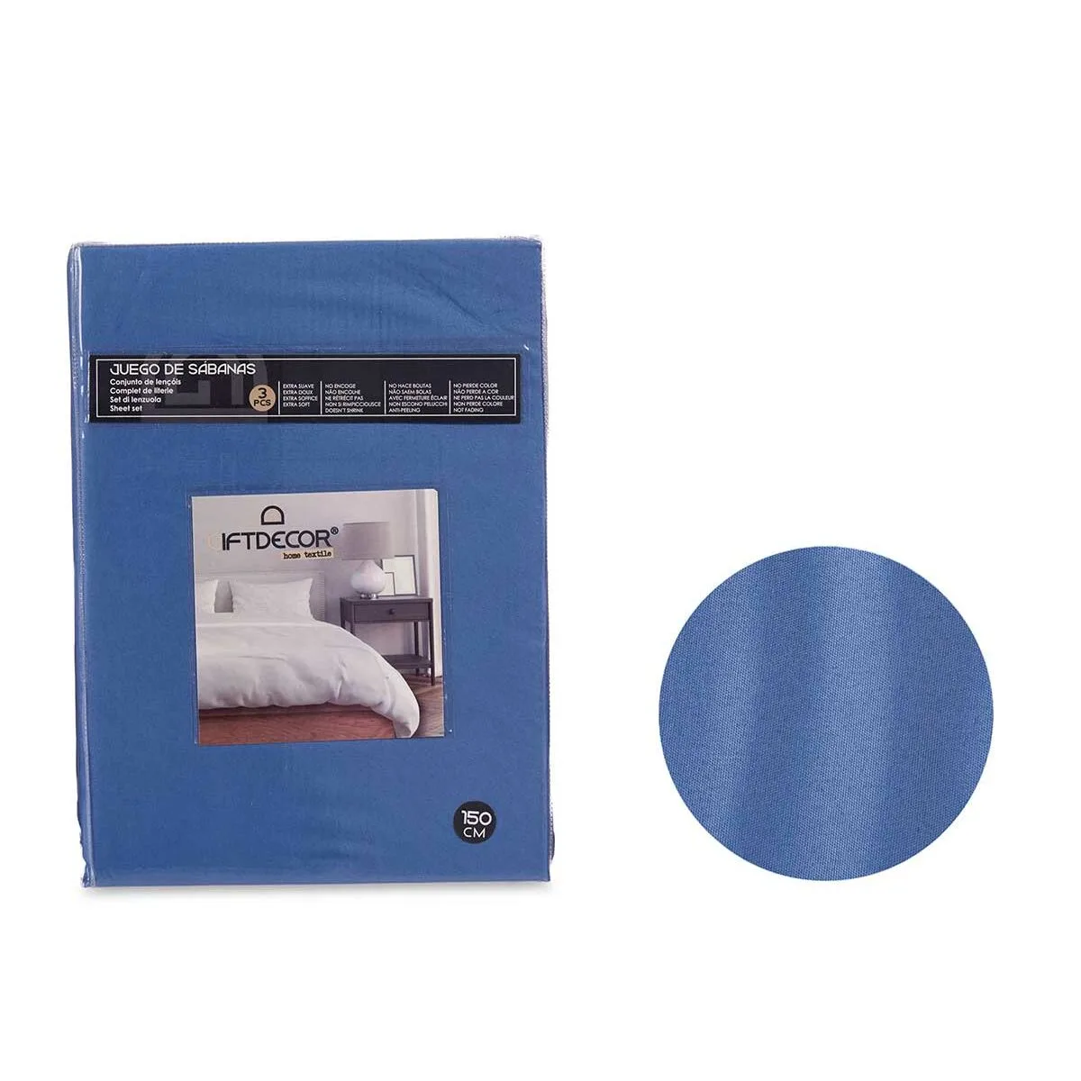 Jeu de draps bleu gran lit 2 persones 3 pieces s363278575. Diaytar, c'est le sismographe des tendances : nous captons les vibrations du marché pour vous offrir le meilleur.