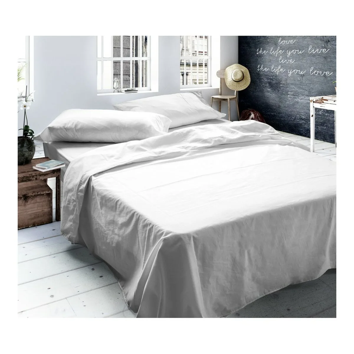 Jeu de draps naturals tencel blanc lit 1 persone 160 x 270 cm s280644768. Chez Diaytar, nous croyons que le meilleur des produits généraux et électroniques doit être accessible à tous, sans compromis sur le style