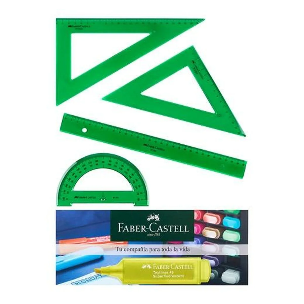 Jeu de regles faber castell vert 4 pieces 10 unites s843994548. Diaytar, c'est votre conseiller shopping personnel, toujours à l'affût des pépites qui correspondent à votre style de vie.