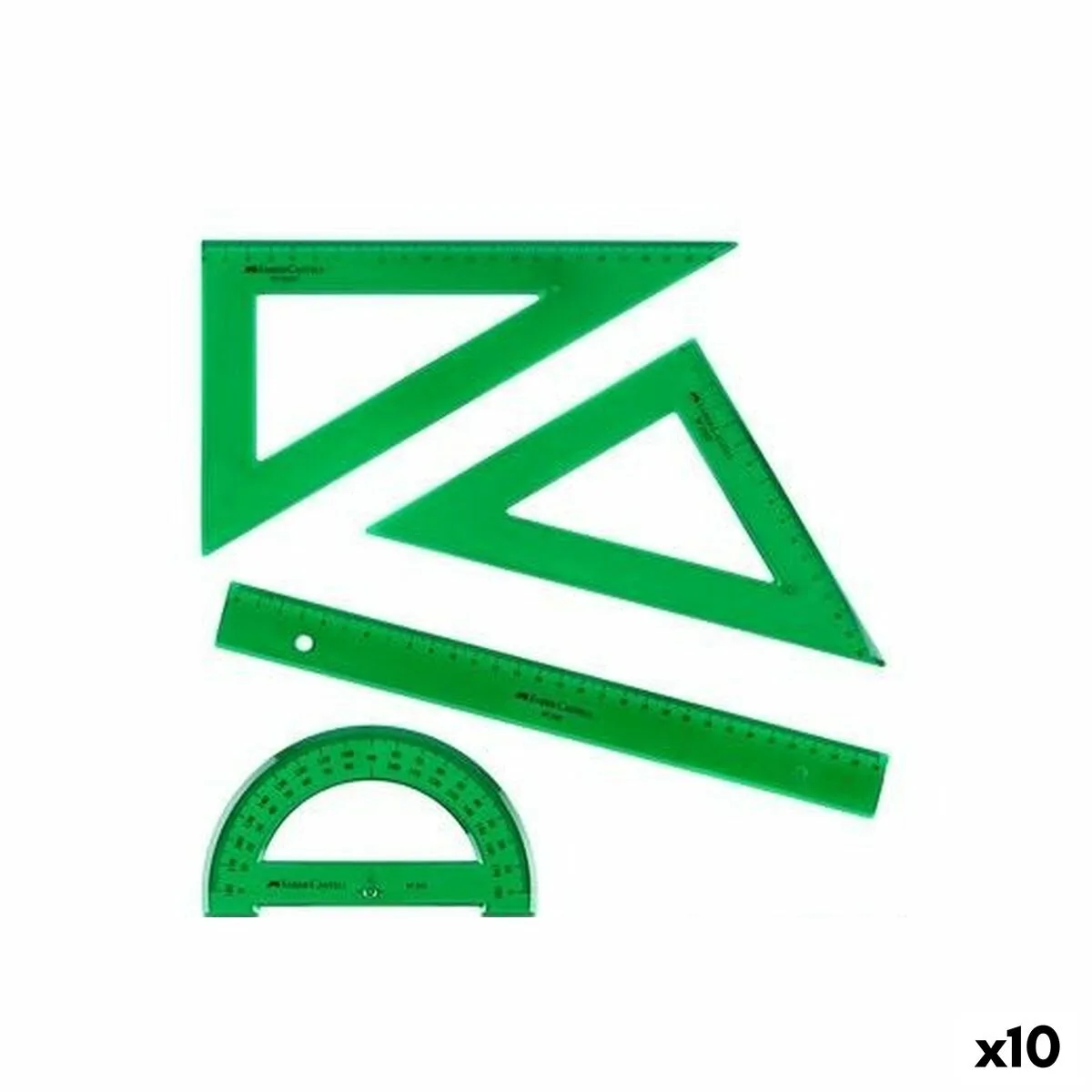 Jeu de regles faber castell vert 4 pieces 10 unites s843994549. Diaytar, c'est la preuve que le génie réside dans les détails. Chaque produit a été scruté, pesé, et approuvé.