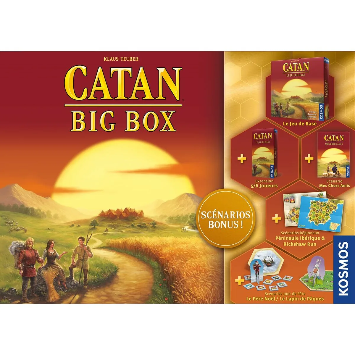 Jeu de societe asmodee catan big box fr s719506193. Diaytar a fait le pari de la transparence : nous vous disons tout sur l'origine et la conception de nos produits.