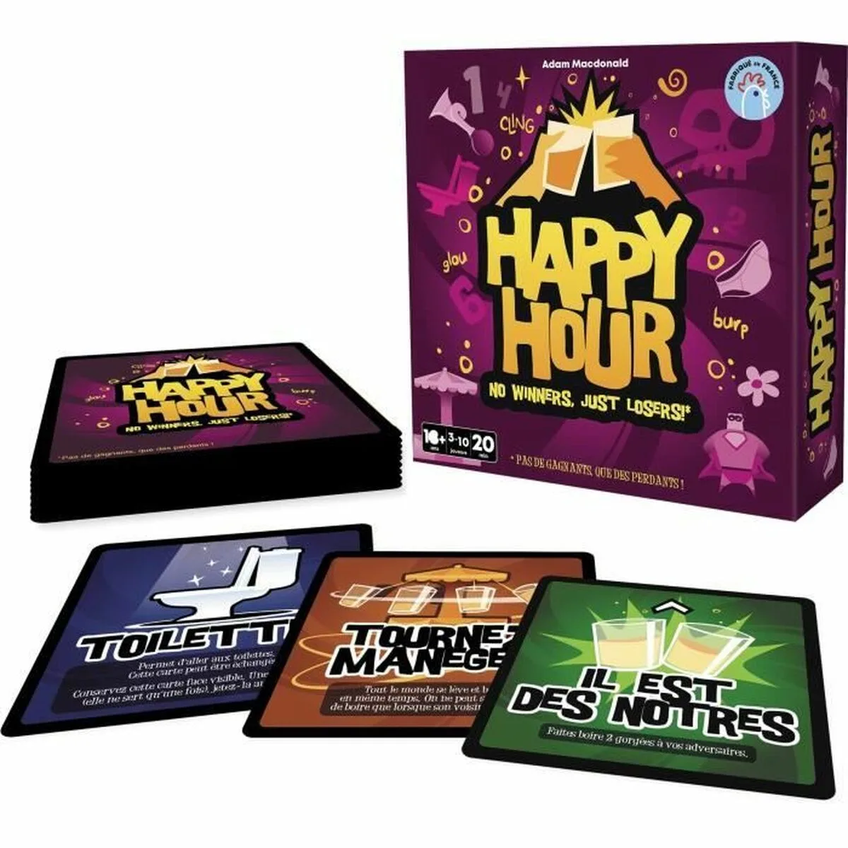 Jeu de societe asmodee happy hour fr s719744797. Notre équipe chez Diaytar est une brigade de passionnés, toujours en chasse pour dénicher la perle rare qui vous fera vibrer.