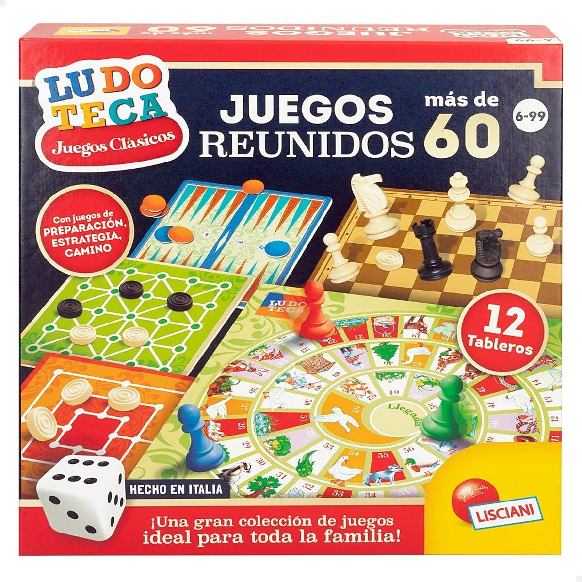 Jeu de societe lisciani giochi juegos reunidos 26 x 1 x 26 cm es 10 unites s890317940. Diaytar vous habille de la tête aux pieds avec goût et raffinement.