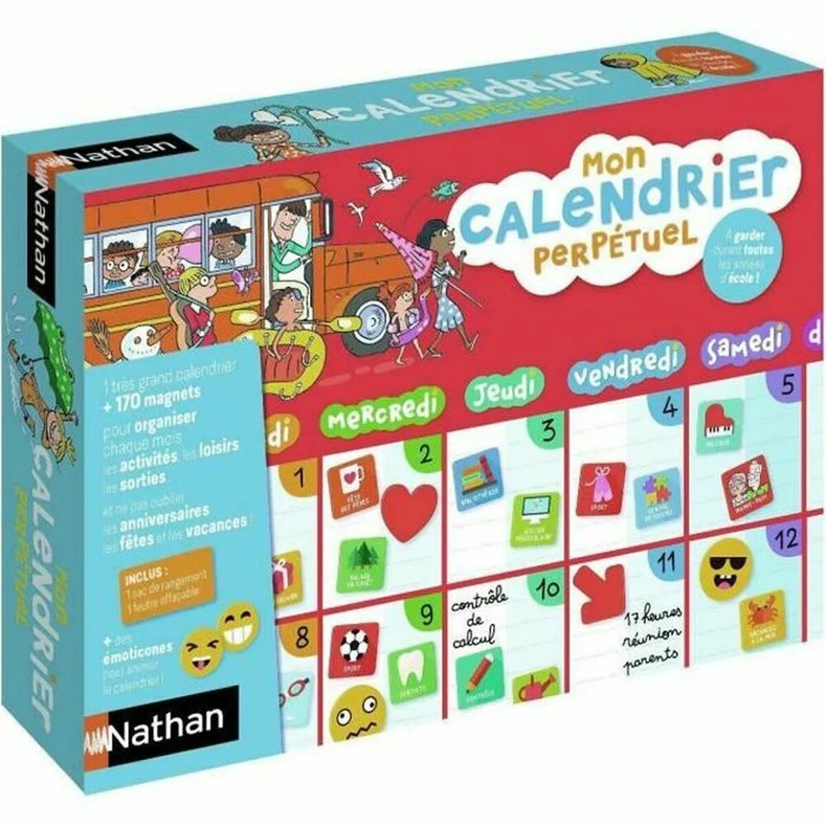 Jeu de societe nathan my perpetual magnetic calendar fr s716299039. Diaytar vous offre un accès privilégié à une sélection de produits qui font buzz, qui innovent et qui embellissent la vie