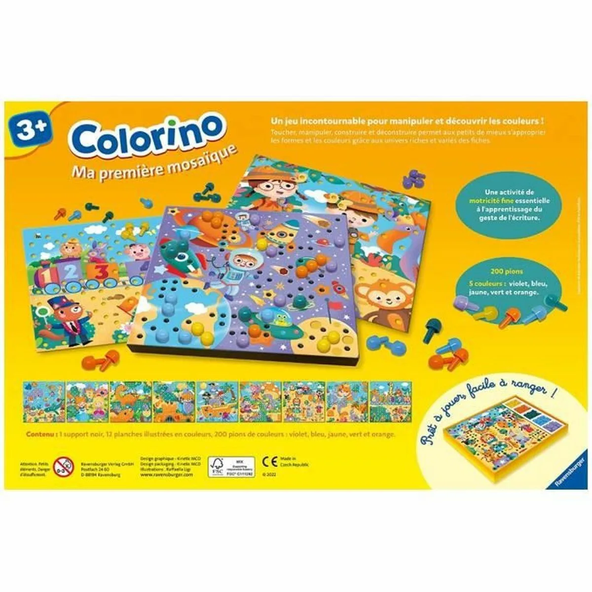 Jeu de societe ravensburger colorino my first mosaic fr francais s717993339. Bienvenue dans l'écosystème Diaytar, où chaque produit a été pensé pour s'intégrer parfaitement dans votre vie moderne