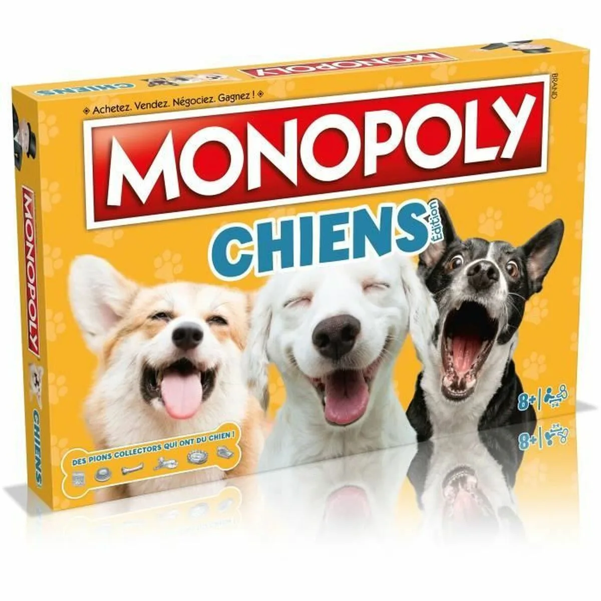 Jeu de societe winning moves monopoly chiens s7100180991. Exprimez votre personnalité avec les accessoires tendance de Diaytar.