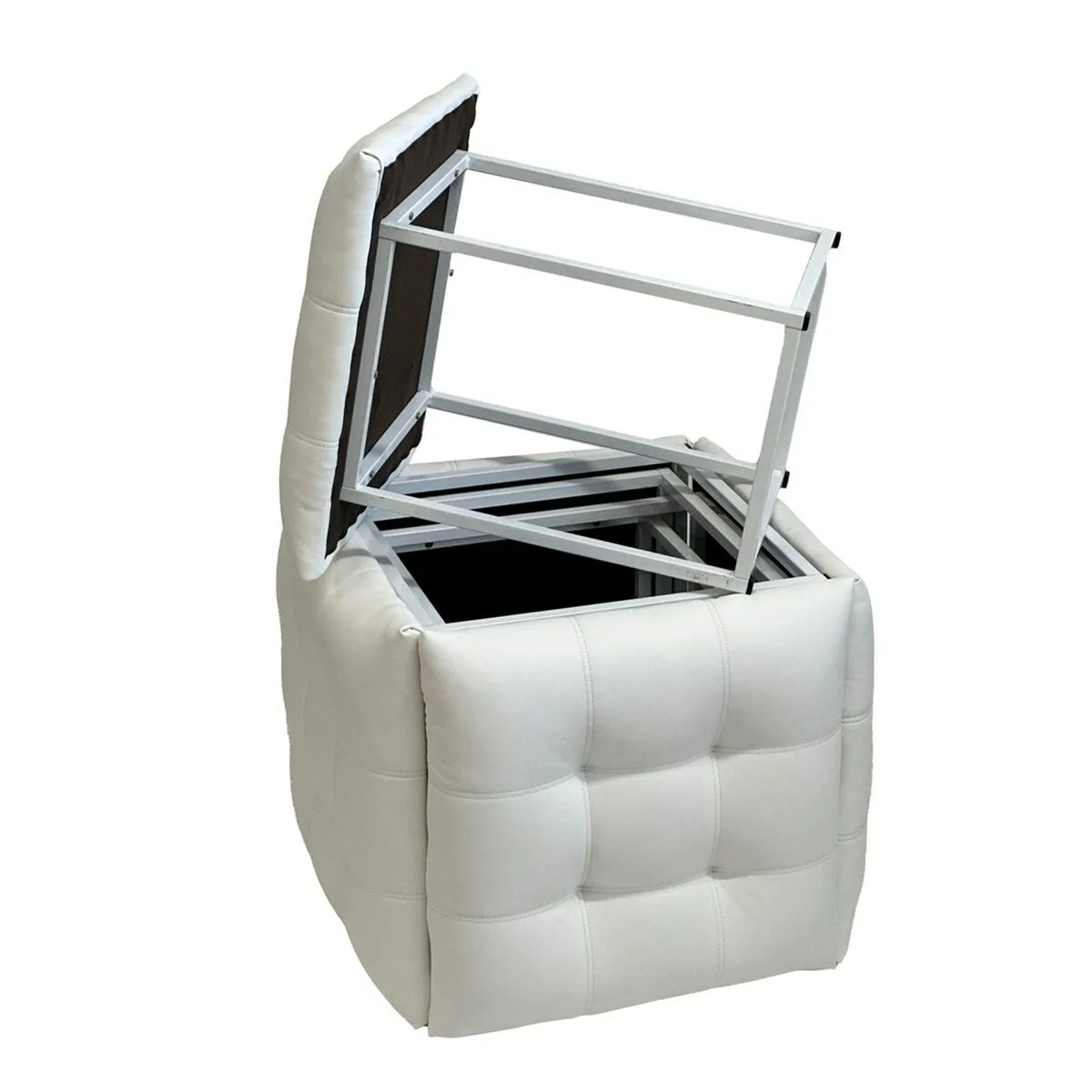 Jeu de tabourets go gift transformer blanc cuir acier 50 x 50 x 50 cm pouf 5 en 1 5 unites s9110353827. Bienvenue sur Diaytar, la plateforme qui a réussi le pari de rendre le shopping généraliste aussi excitant que la mode.