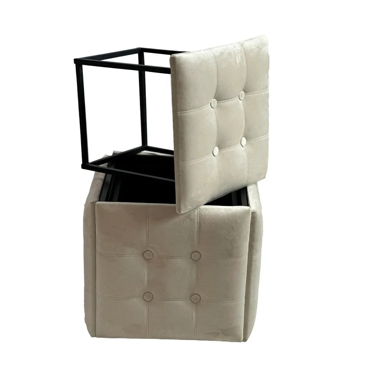 Jeu de tabourets go gift transformer creme velours acier 50 x 50 x 50 cm pouf 5 en 1 5 unites s9110354513. Diaytar, le compagnon idéal de votre vie connectée et stylée, à travers une offre généraliste sans équivalent
