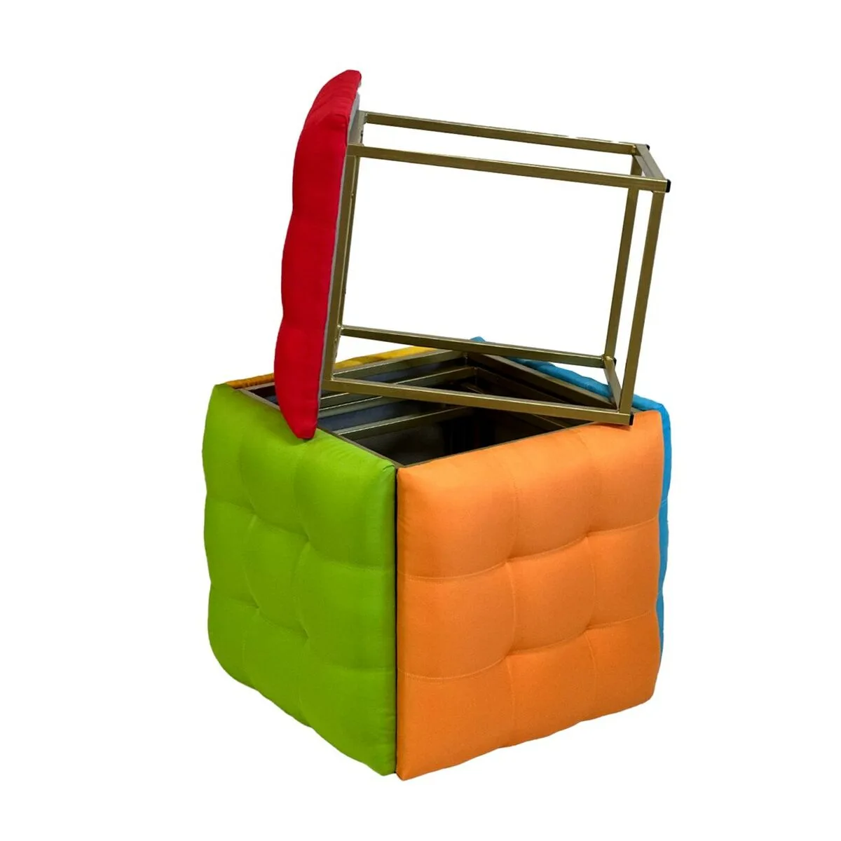 Jeu de tabourets go gift transformer multicouleur cuir acier 50 x 50 x 50 cm pouf 5 en 1 5 unites s9110463716. Diaytar, c'est la certitude de dénicher la perle rare, qu'il s'agisse d'un produit électronique de pointe ou d'un accessoire tendance