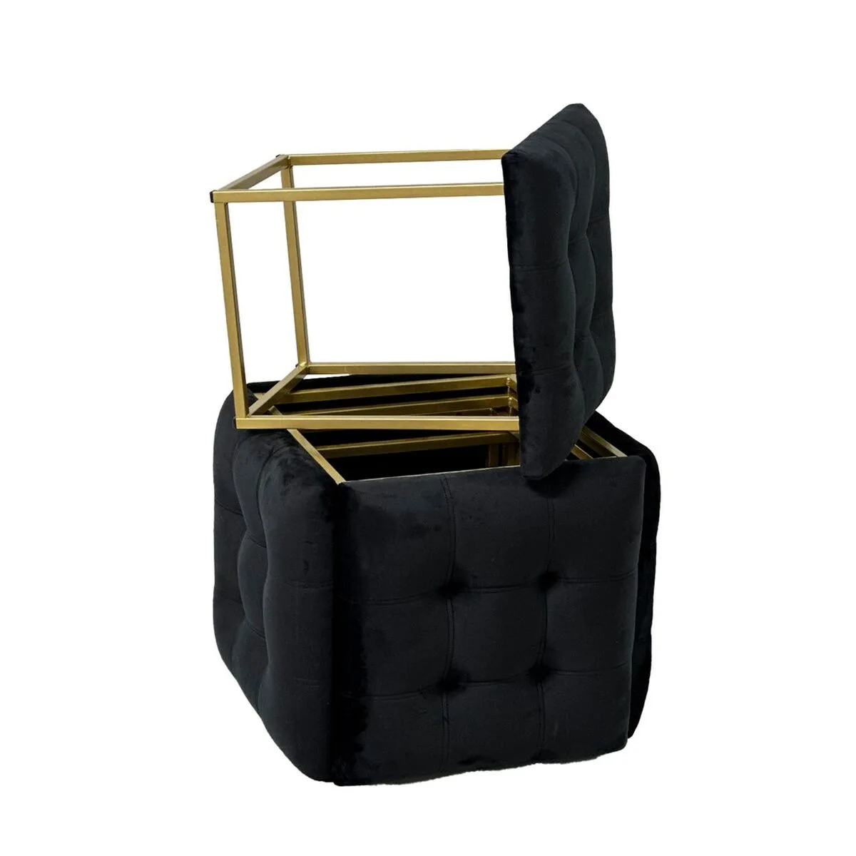 Jeu de tabourets go gift transformer noir velours acier 50 x 50 x 50 cm pouf 5 en 1 5 unites s9110463545. Diaytar ou l'éloge de la diversité : un catalogue riche et varié où chacun trouve son bonheur, quel que soit son style