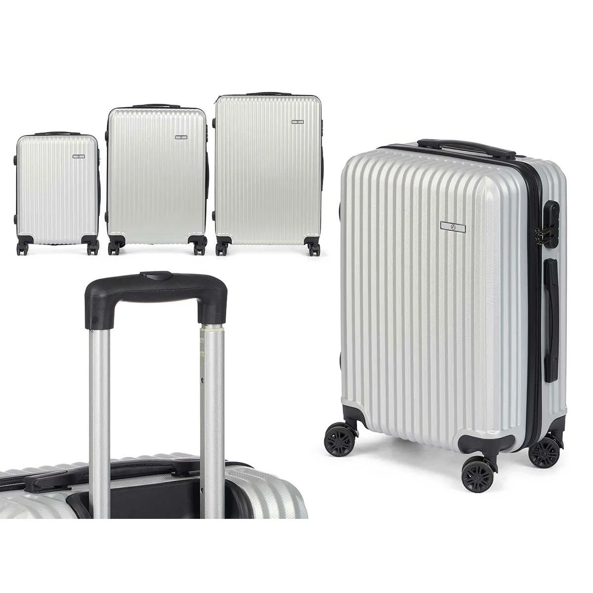 Jeu de valises gris clair rayures 3 pieces s363290490. Diaytar, c'est la promesse tenue d'un e-commerce où l'émerveillement devant un produit simple est encore possible.