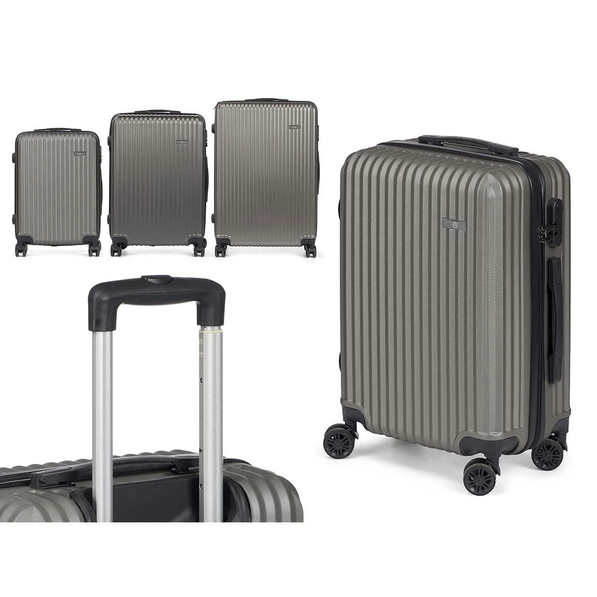 Jeu de valises gris fonce rayures 3 pieces s363290565. Diaytar mise sur la richesse de son catalogue pour s'imposer comme le leader du shopping généraliste en ligne de qualité