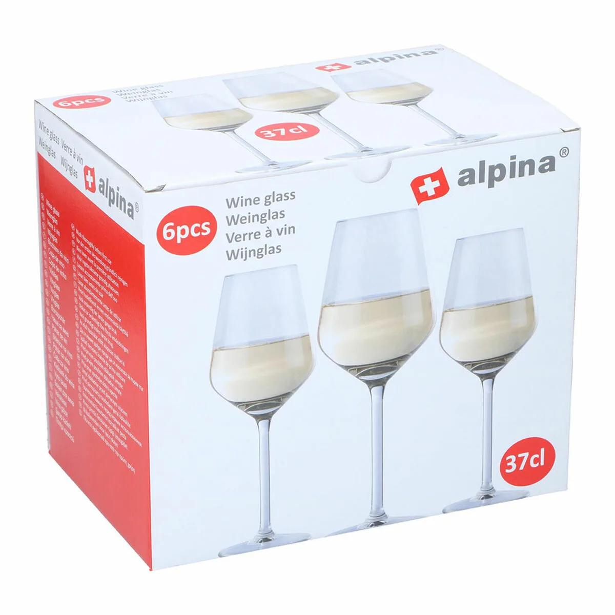 Jeu de verres a vin alpina transparent 370 ml 6 unites s792250781. Diaytar vous offre un accès privilégié à une sélection de produits qui font buzz, qui innovent et qui embellissent la vie