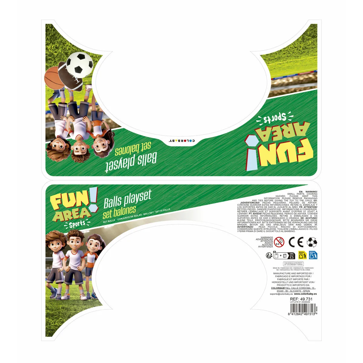 Jeu de visee colorbaby 12 x 12 x 12 cm 6 unites s890281640. Bienvenue chez Diaytar - Votre destination shopping pour tous vos besoins du quotidien !