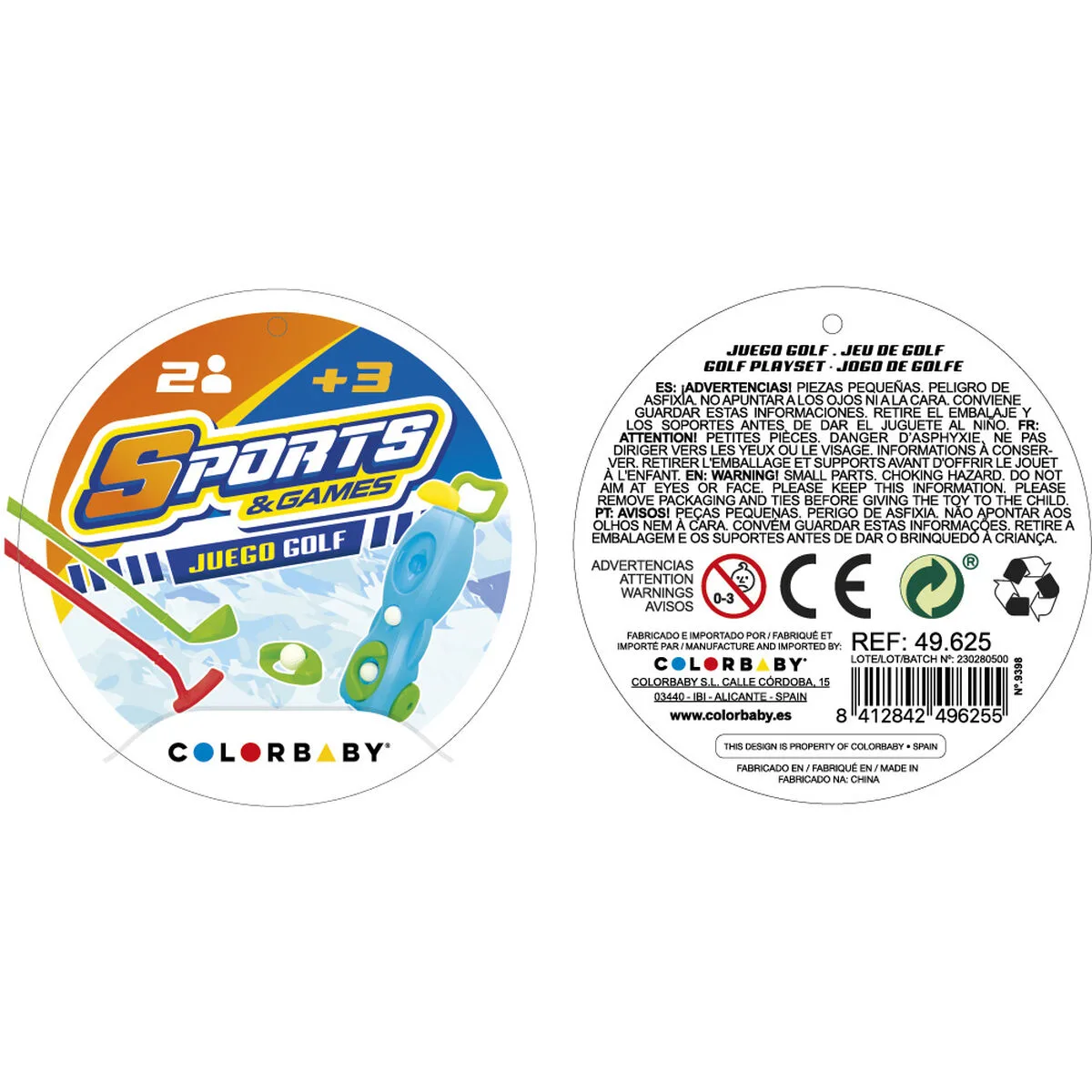 Jeu de visee colorbaby 15 x 51 x 13 cm 6 unites s890281585. Diaytar, c'est l'assurance de découvrir des produits que vous ne trouverez nulle part ailleurs, tous domaines confondus