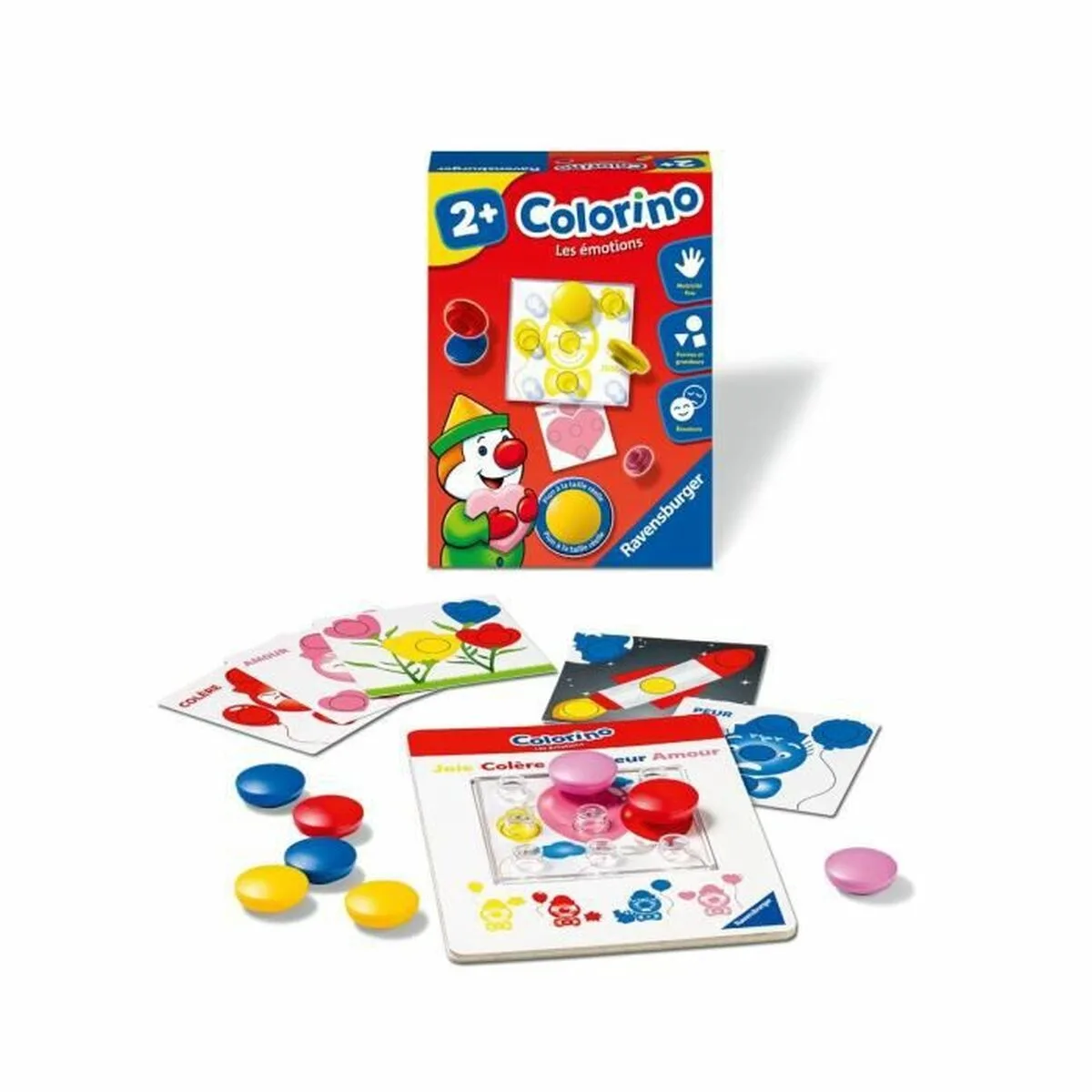 Jeu education enfant ravensburger colorino emotions jaune rose francais fr s714459290. Diaytar, le trait d'union entre vos besoins pratiques et vos aspirations esthétiques, à travers une offre généraliste pointue