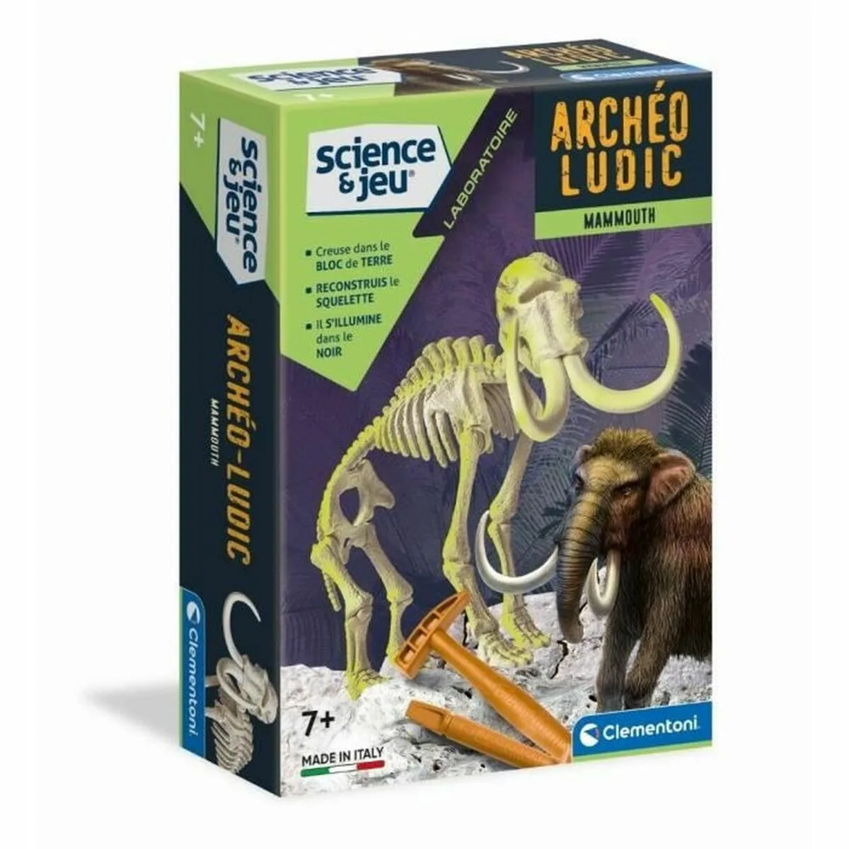 Jeu scientifique clementoni archeo ludic mammoth fluorescent s715707326. Transformez votre intérieur avec les produits déco Diaytar !