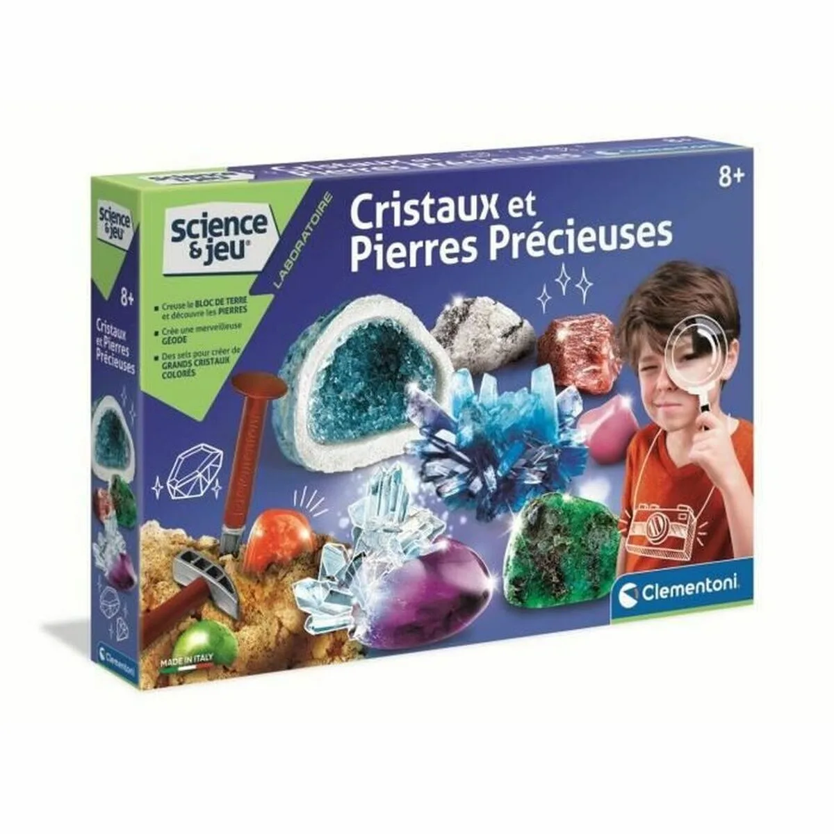 Jeu scientifique clementoni crystals and gemstones s715708479. Notre équipe Diaytar est une bande de dénicheurs compulsifs, toujours en quête du produit qui provoquera l'étincelle dans votre regard.