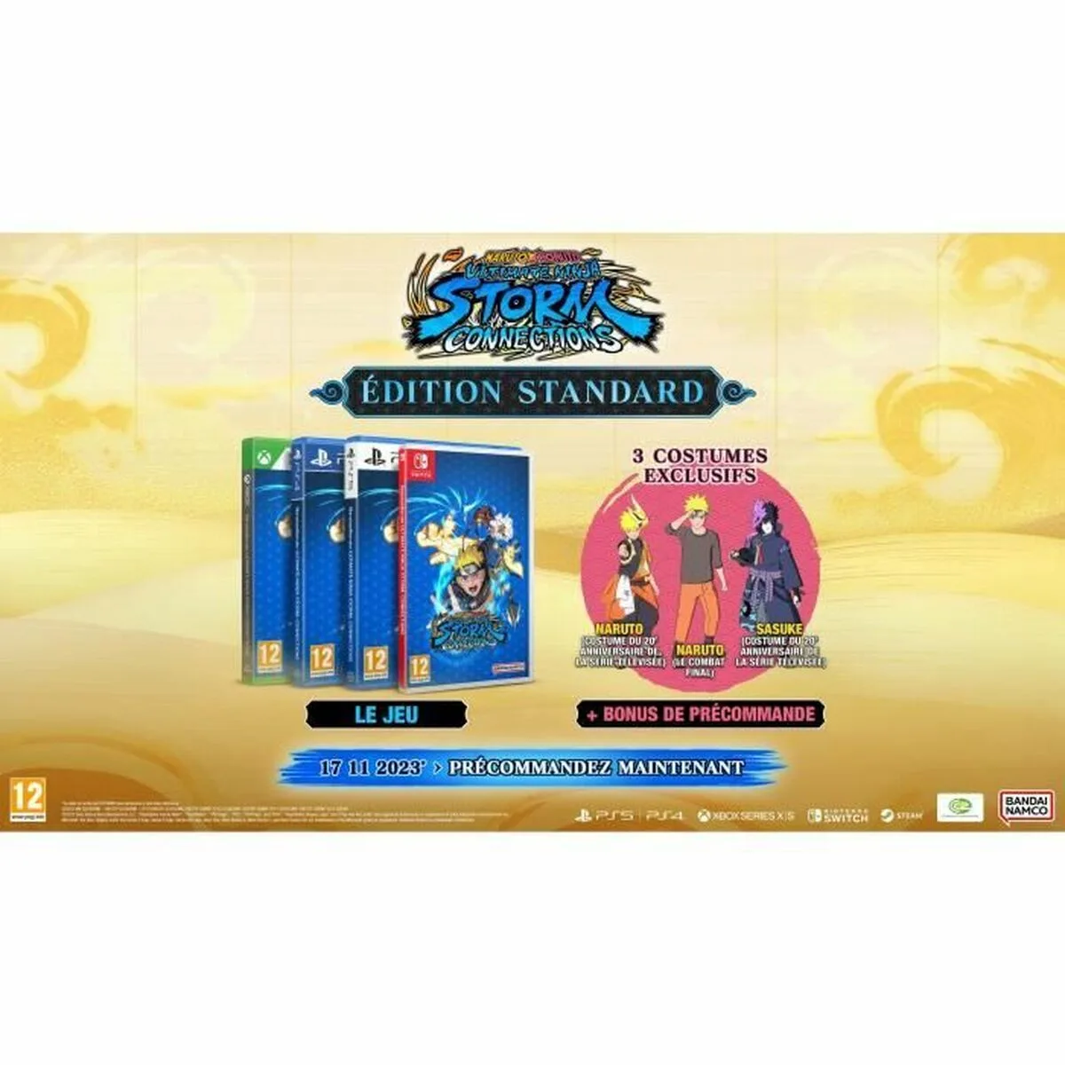 Jeu video playstation 5 bandai namco naruto x boruto ultimate ninja storm connections standard edition fr s719489195. Diaytar ne stocke pas des produits, il collectionne des pièces uniques pour enrichir votre quotidien.