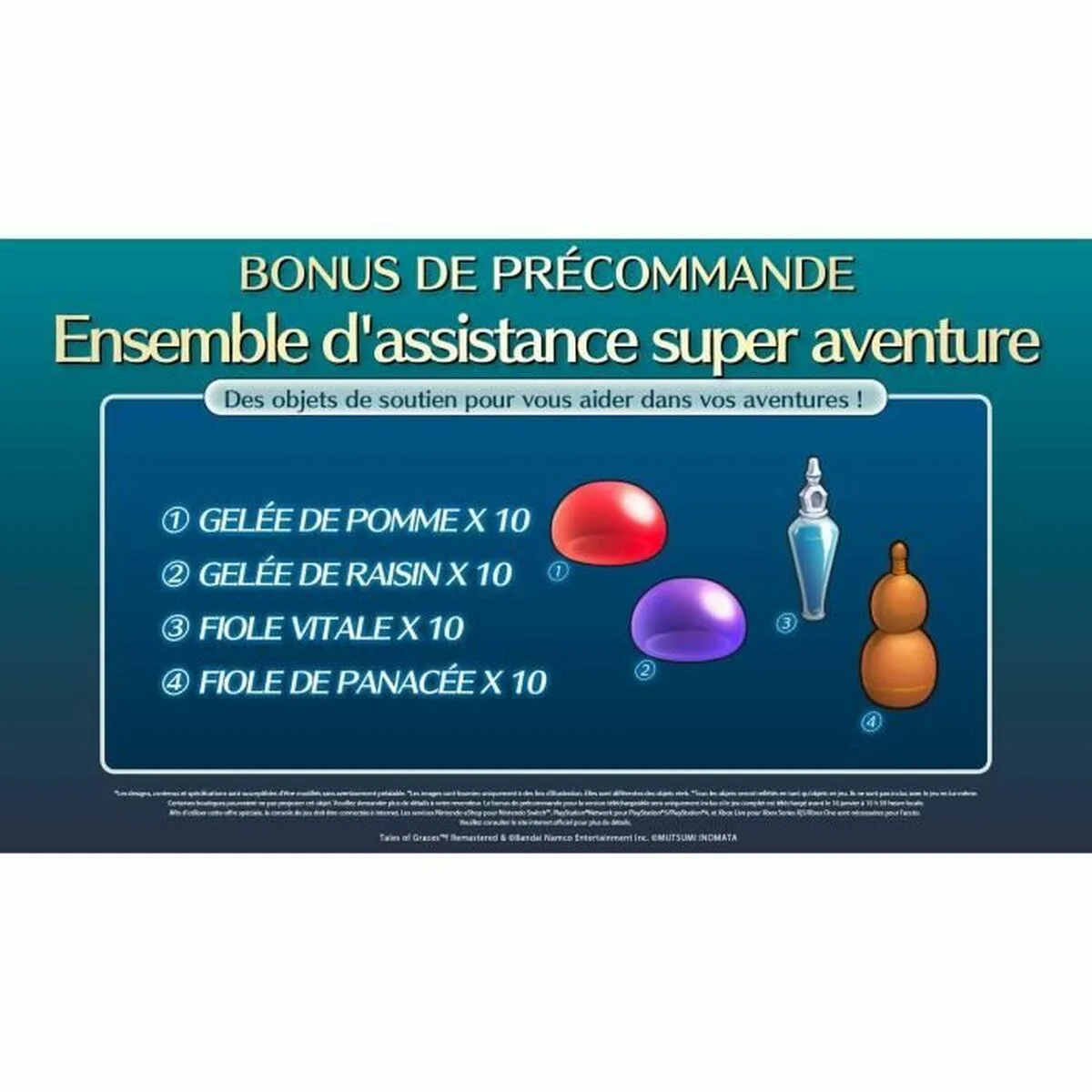 Jeu video playstation 5 bandai namco tales of graces f remastered s7101268883. Diaytar, c'est l'art de la sérendipité appliqué au e-commerce : vous venez pour une chose, vous repartez avec l'objet de vos rêves.