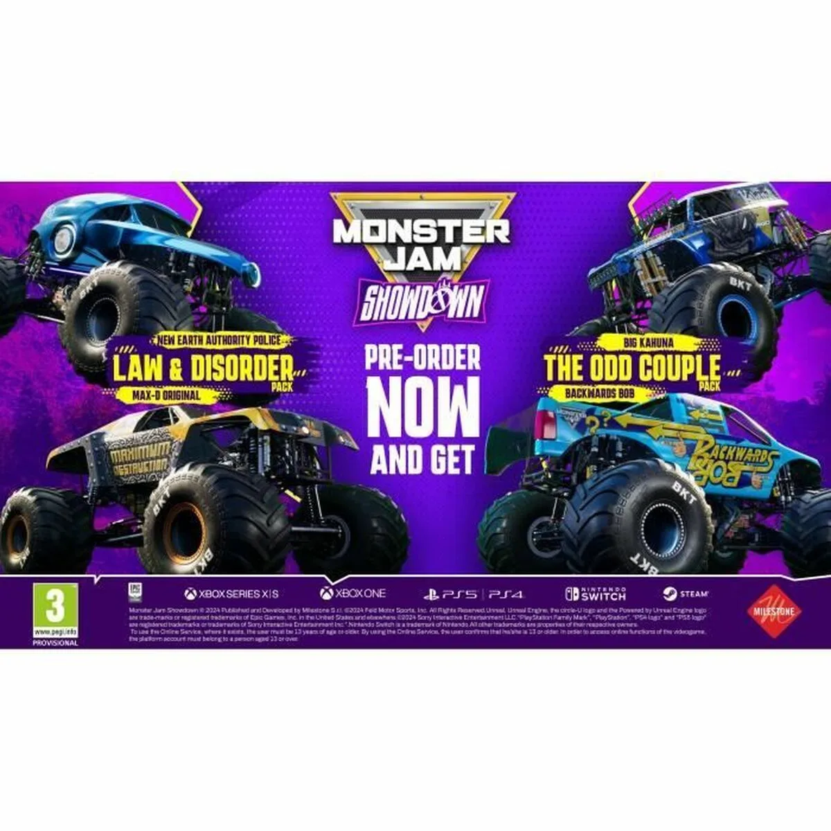 Jeu video playstation 5 milestone monster jam showdown day one edition s7100769631. Diaytar, c'est votre conseiller shopping personnel, toujours à l'affût des pépites qui correspondent à votre style de vie.