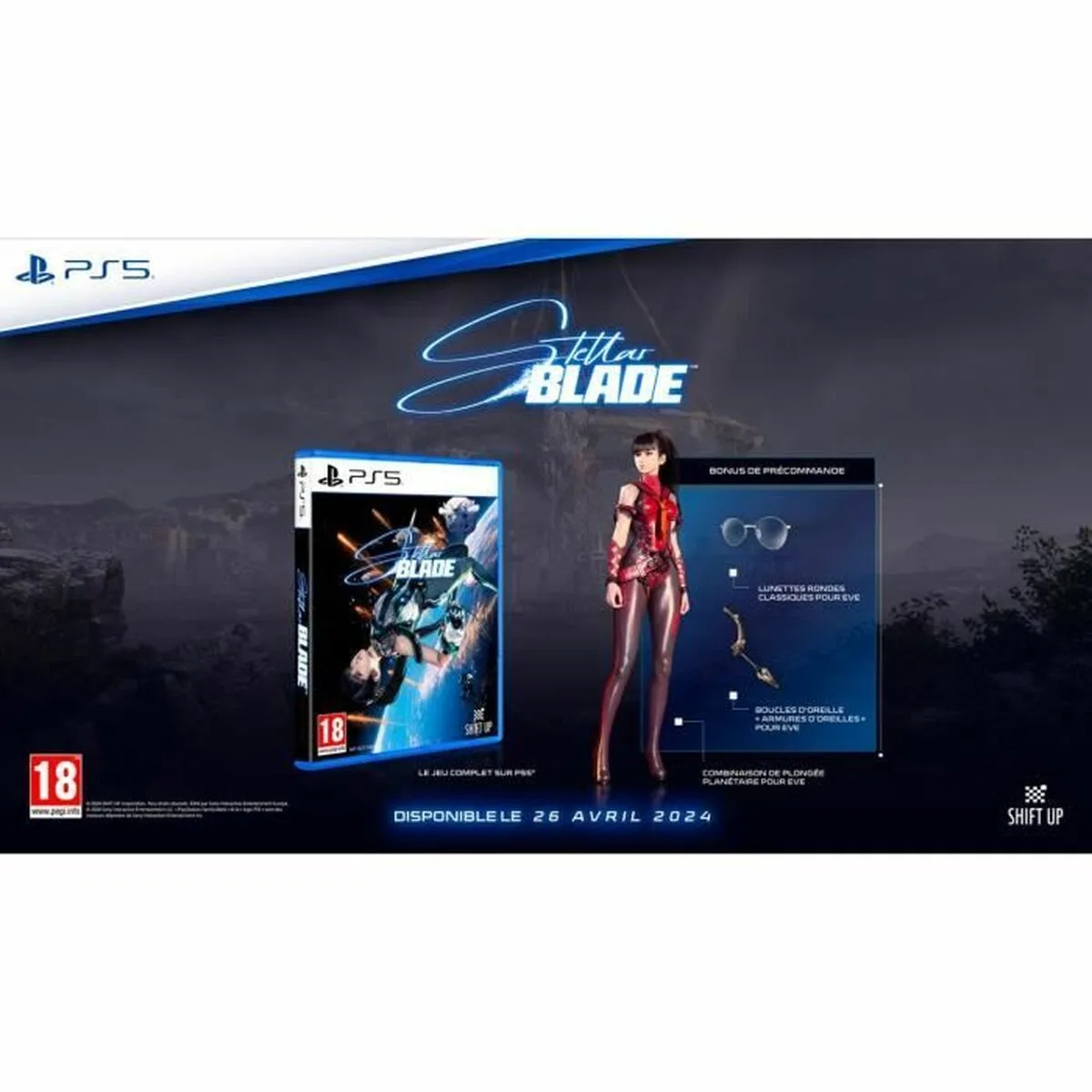 Jeu video playstation 5 sony stellar blade fr s7100087083. La qualité Diaytar : un engagement, une promesse, une satisfaction garantie.