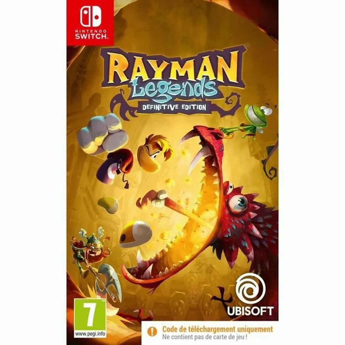 Jeu video pour switch ubisoft rayman legends definitive edition code de telechargement s714821862. La chasse aux produits extraordinaires est ouverte. Diaytar vous donne les clés d'un univers shopping infini.