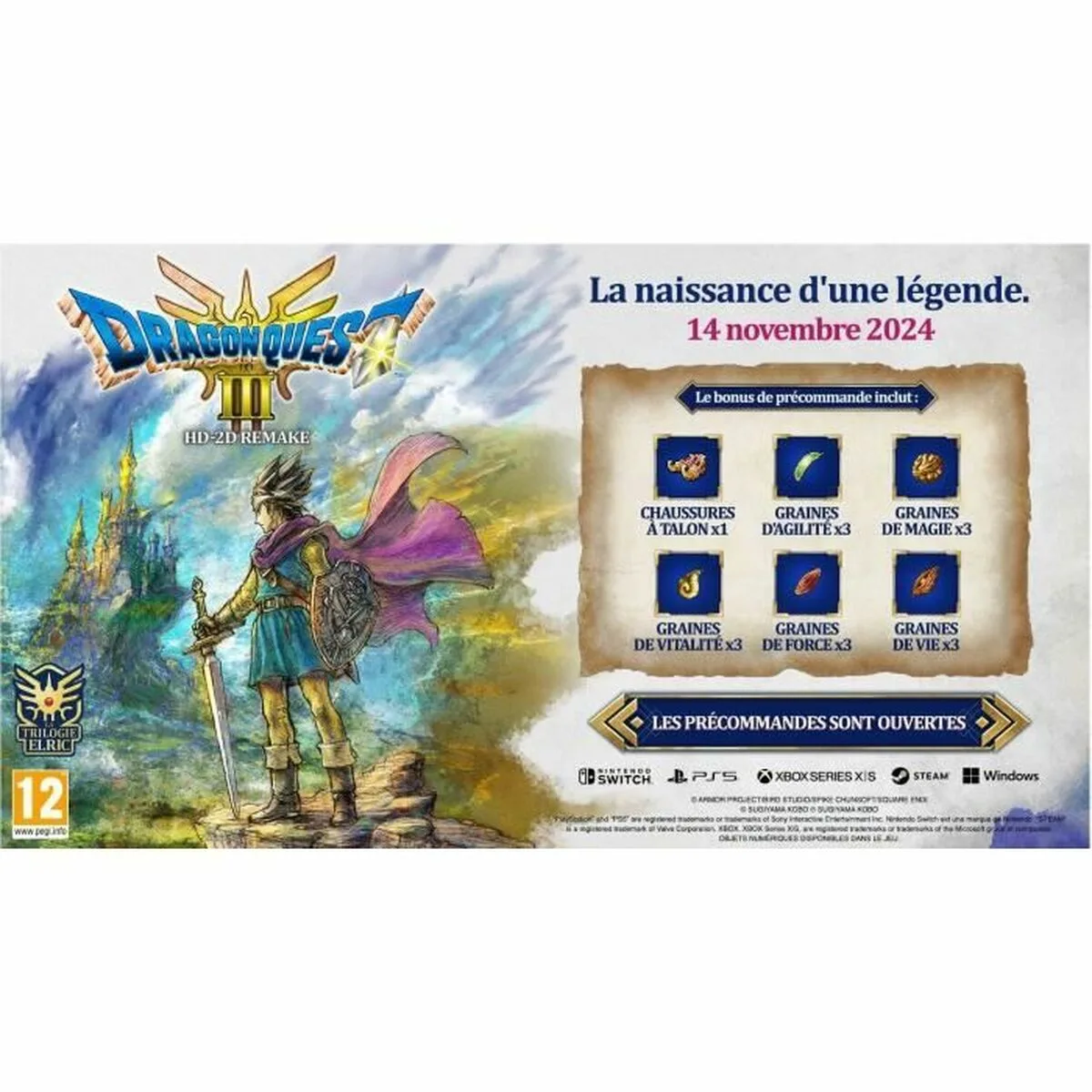 Jeu video xbox series x square enix dragon quest iii remake s7101126032. Notre équipe chez Diaytar est votre équipe de choc, dévouée à débusquer les produits qui méritent votre attention.