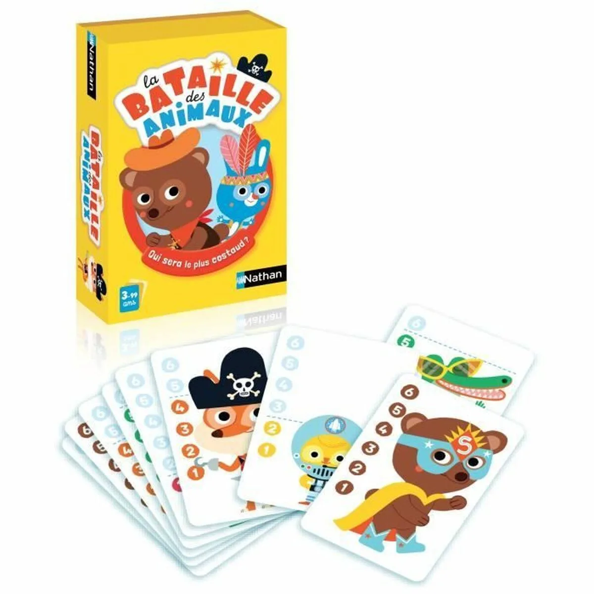 Jeux de cartes nathan la batille des animaux s712412649. Notre mantra chez Diaytar : un produit, un sourire. Nous mesurons notre succès à votre satisfaction instantanée.