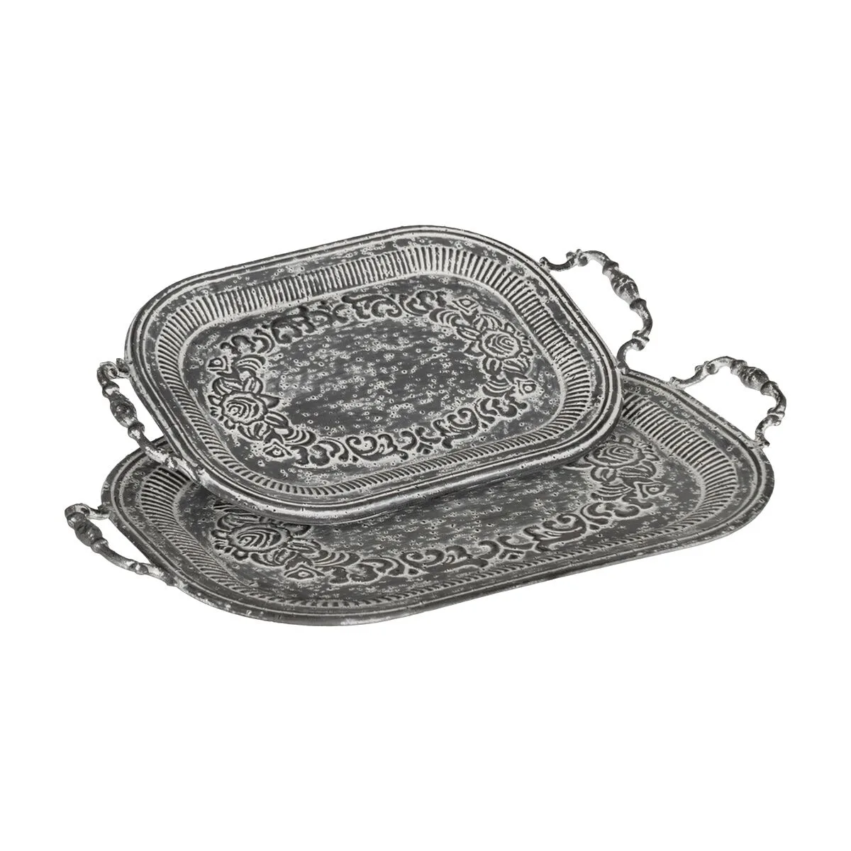 Jeux de plateaux gris fer 49 5 x 31 x 5 5 cm 2 unites s880806788. Diaytar, c'est la vitrine ultime des produits qui comptent vraiment, ceux qui simplifient et embellissent existant.