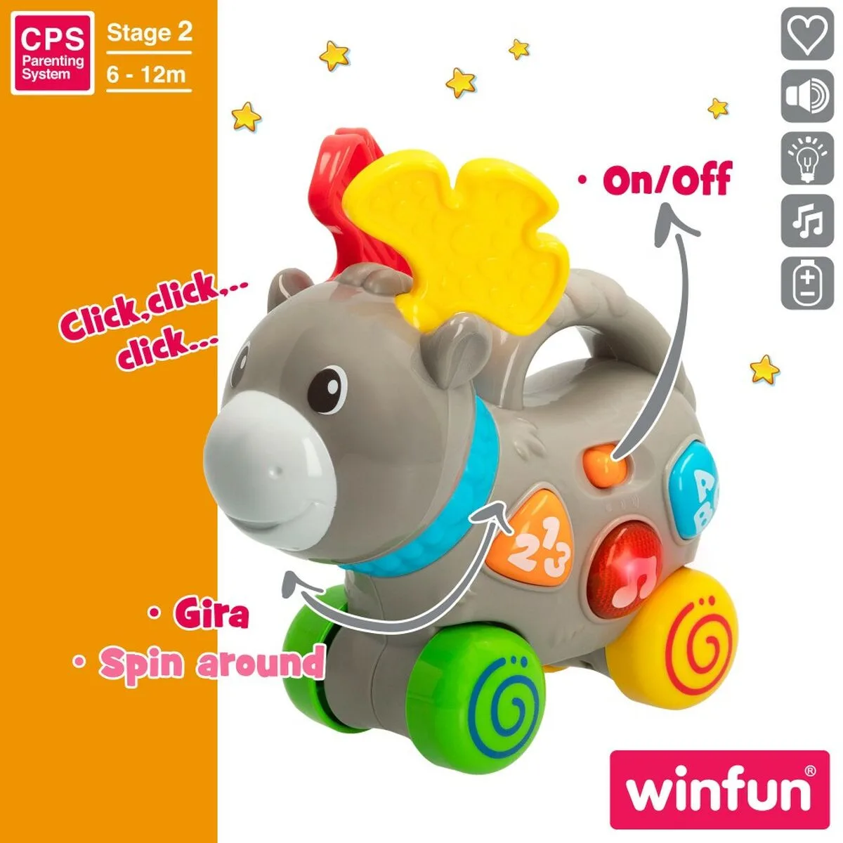 Jouet a tirer winfun elan 17 x 17 x 7 5 cm 6 unites s890009972. Diaytar, une boutique en ligne qui défie les catégories traditionnelles en mêlant produits high-tech, maison et lifestyle avec brio