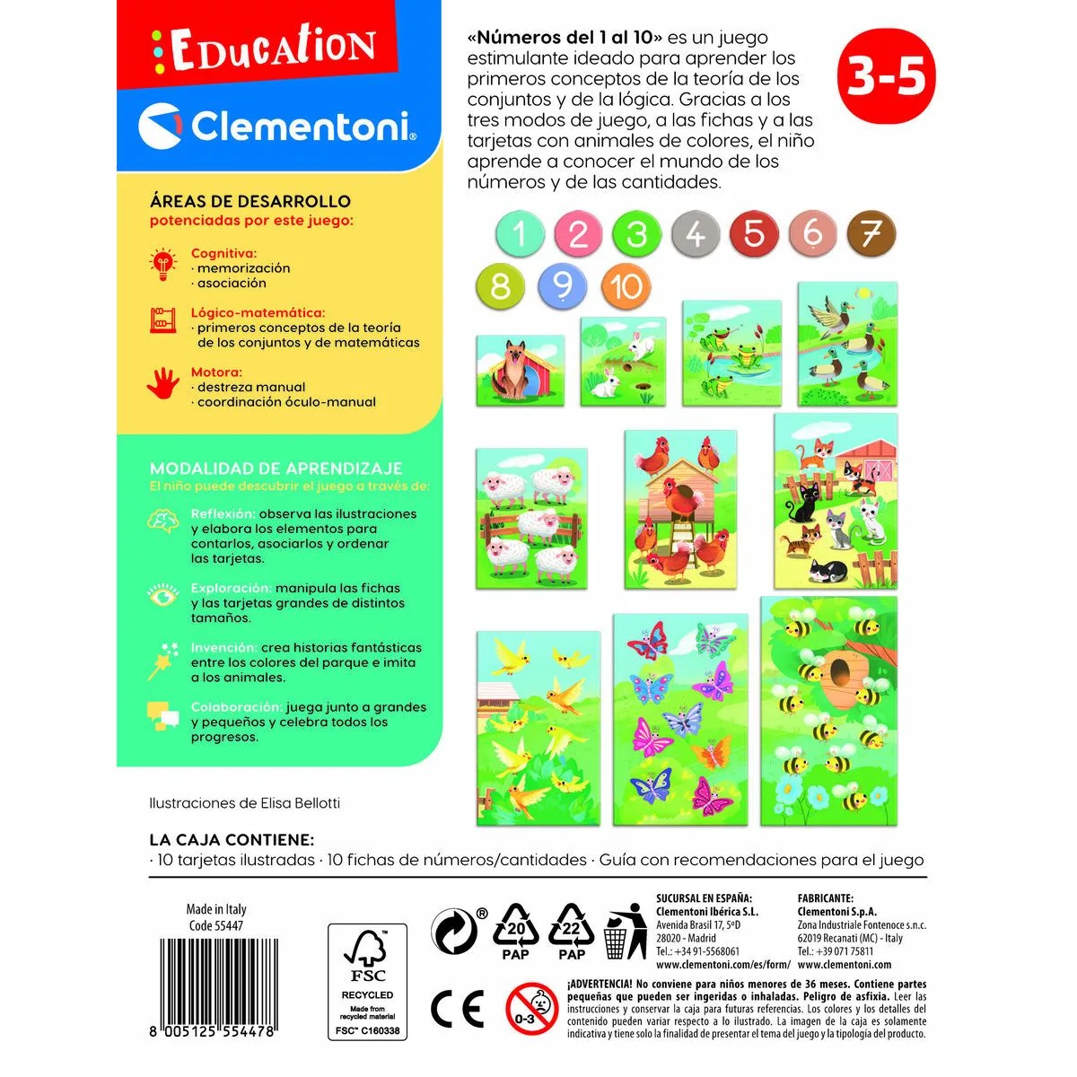 Jouet educatif clementoni aprende los numeros del 1 al 10 es s241741472. Votre garde-robe mérite le style Diaytar - Découvrez nos nouveautés !
