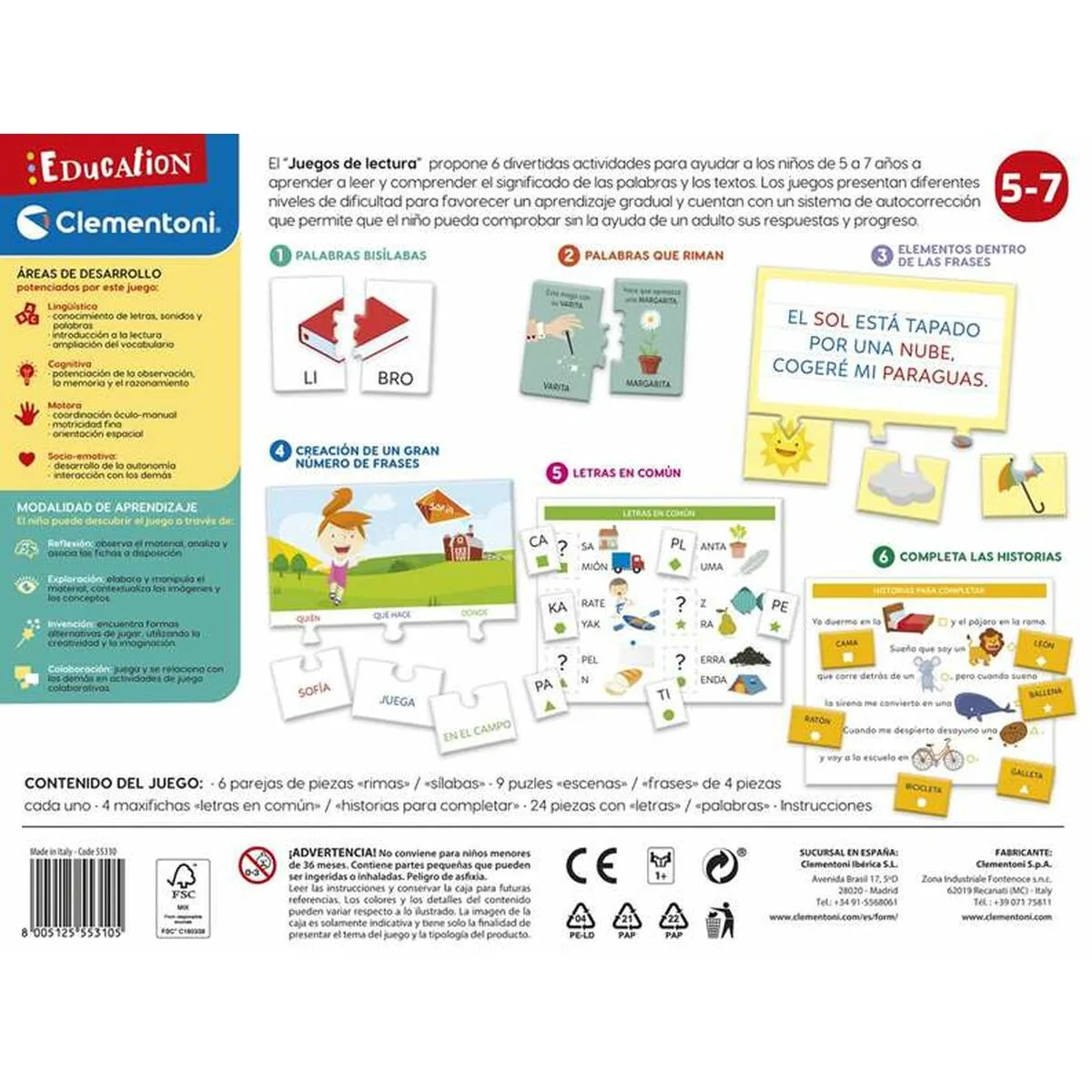 Jouet educatif clementoni aprendo a leer 37 x 28 4 x 5 cm es s243648529. Bienvenue sur Diaytar, la plateforme qui réconcilie l'âme de la boutique de quartier avec la puissance du digital.