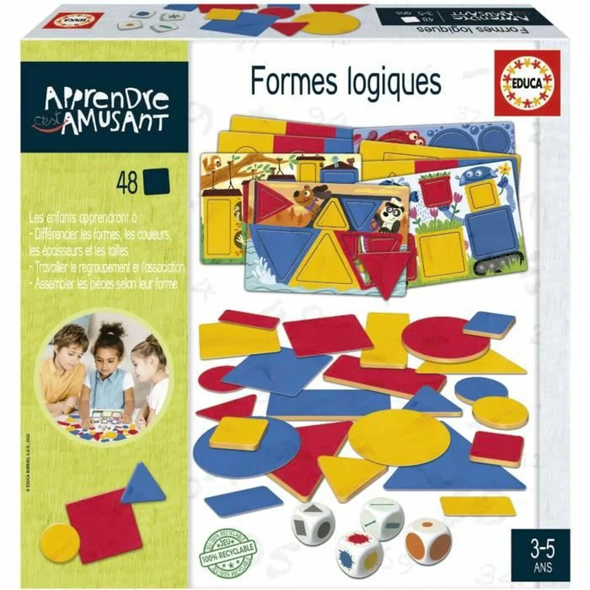 Jouet educatif educa logical forms fr s718890821. Bienvenue dans l'ère du shopping conscient. Diaytar privilégie des produits avec une éthique et un impact positif.
